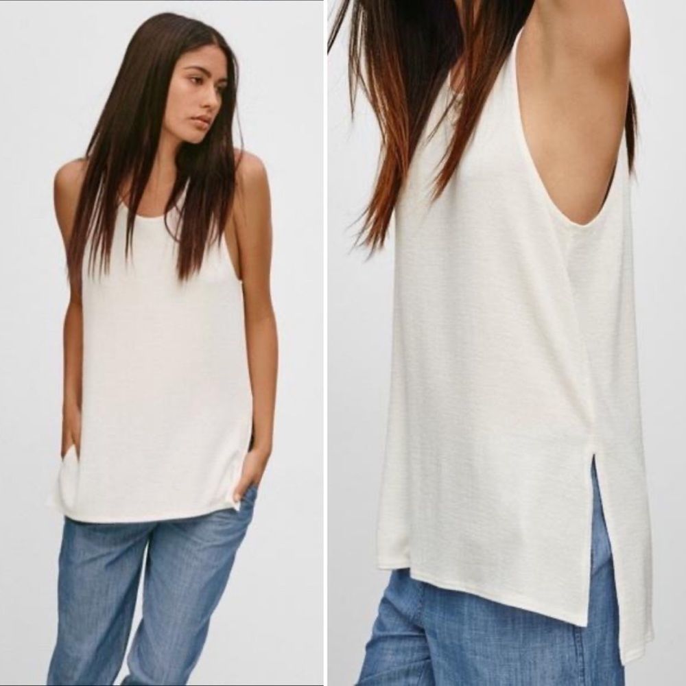 Aritzia Wilfred Free Ornella Tank Top XXS Blue
